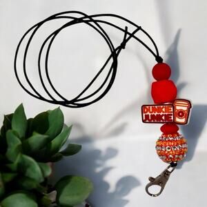 Dunkie Junkie Handmade Beaded Lanyard – Stylish & Functional!